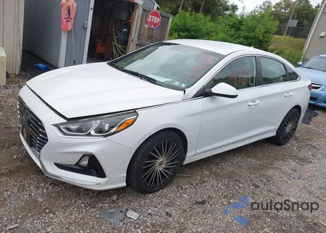 2018 Hyundai Sonata Se z USA, uszkodzony, nr VIN 5NPE24AF9JH654106